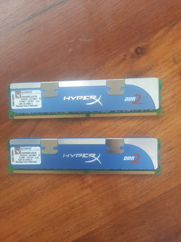 2x Kingston DDR 2, 4 gb, 1066 MHZ, Ophalen of Verzenden, Zo goed als nieuw, DDR2, Desktop