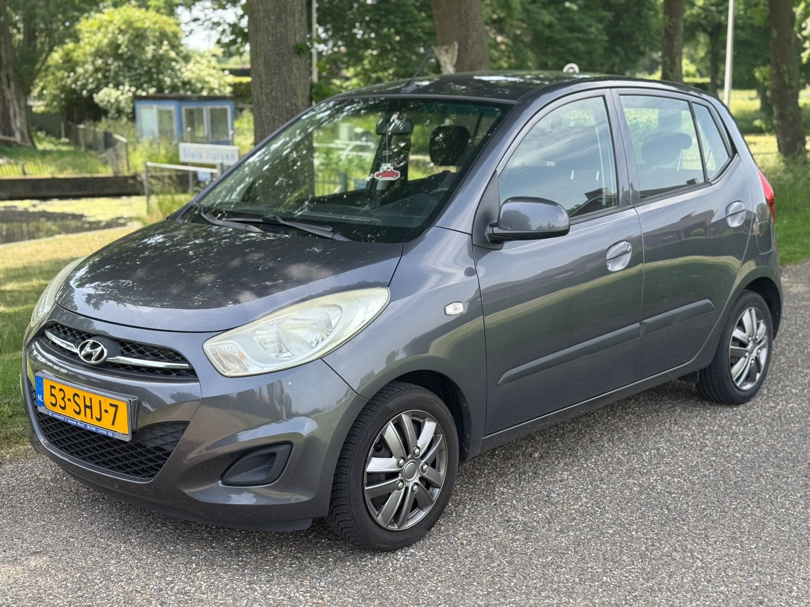 Hyundai i10 1.1 I 5DR 2011 Grijs|Airco|Apk, Auto's, Hyundai, Bedrijf, i10, Airbags, Airconditioning, Boordcomputer, Centrale vergrendeling