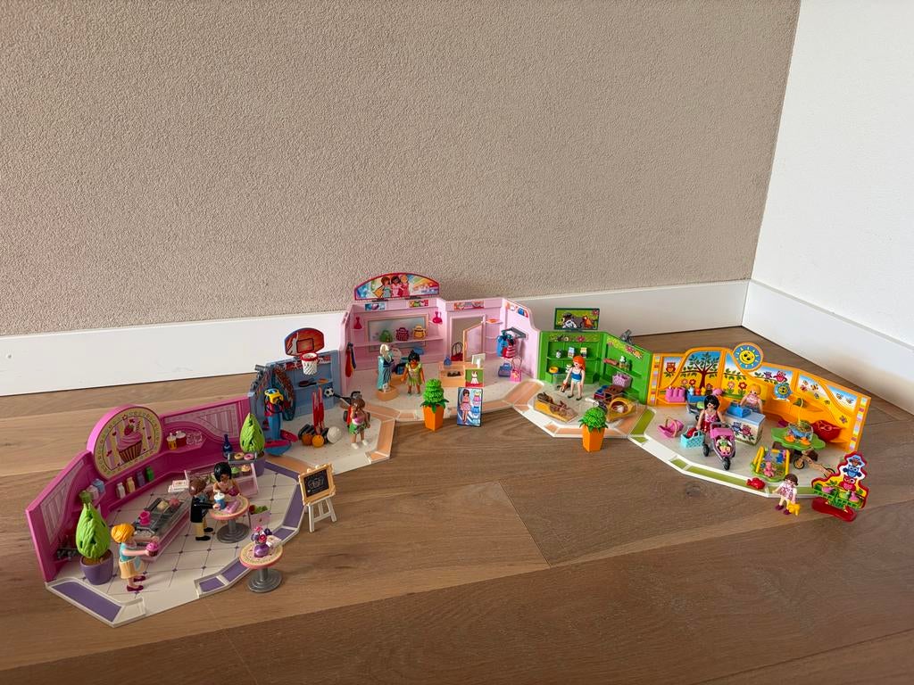 Playmobil City Life Winkels Collectie - In Zeer Goede staat, Kinderen en Baby's, Speelgoed | Playmobil, Ophalen of Verzenden, Zo goed als nieuw