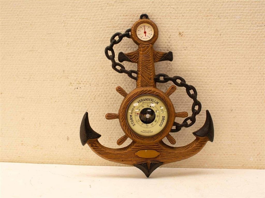 Barometer in de vorm van een anker 36781, Ophalen of Verzenden, Gebruikt