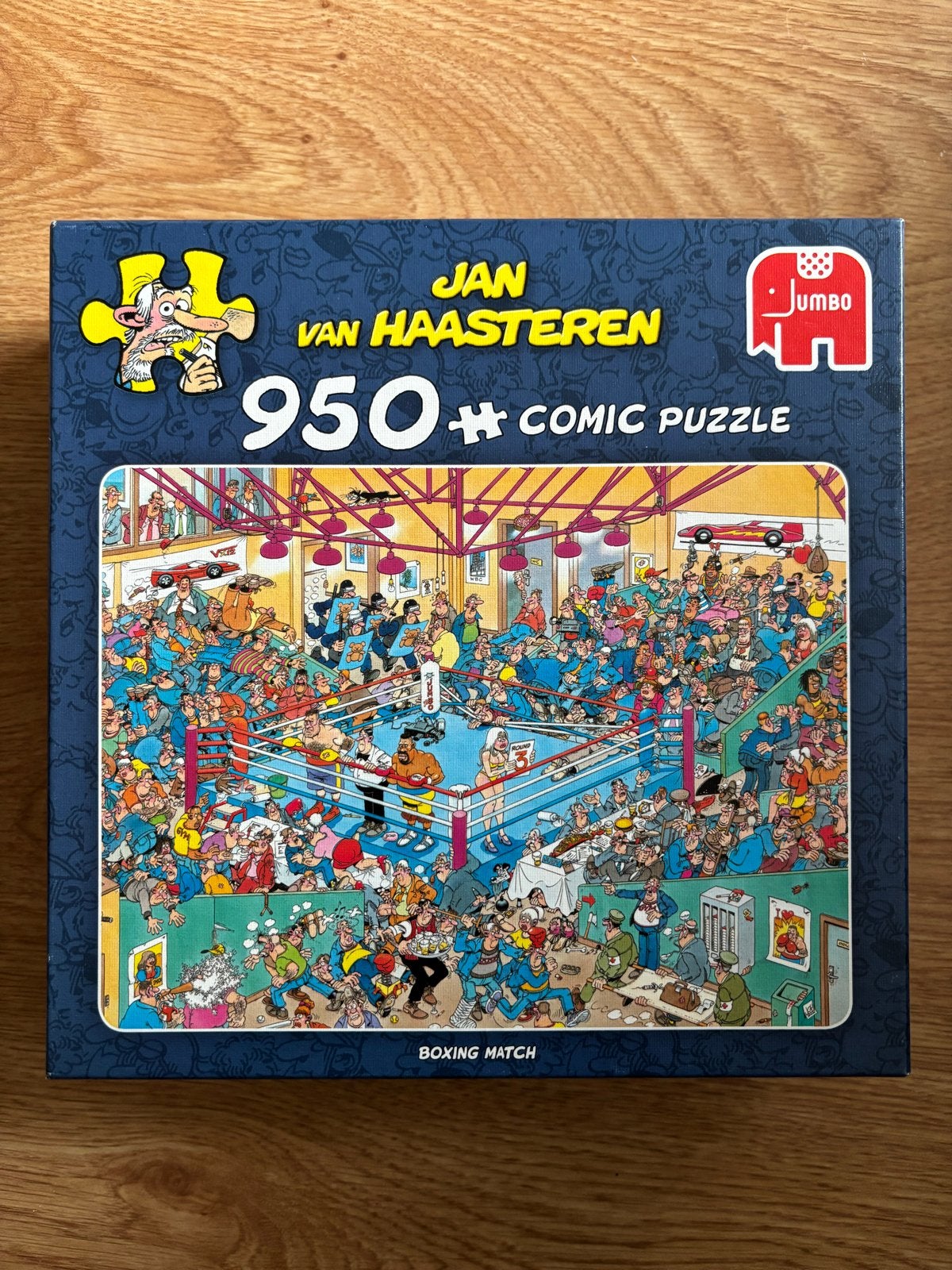 Jan van Haasteren Boxing Match 950 stukjes, Ophalen, 500 t/m 1500 stukjes, Zo goed als nieuw, Legpuzzel