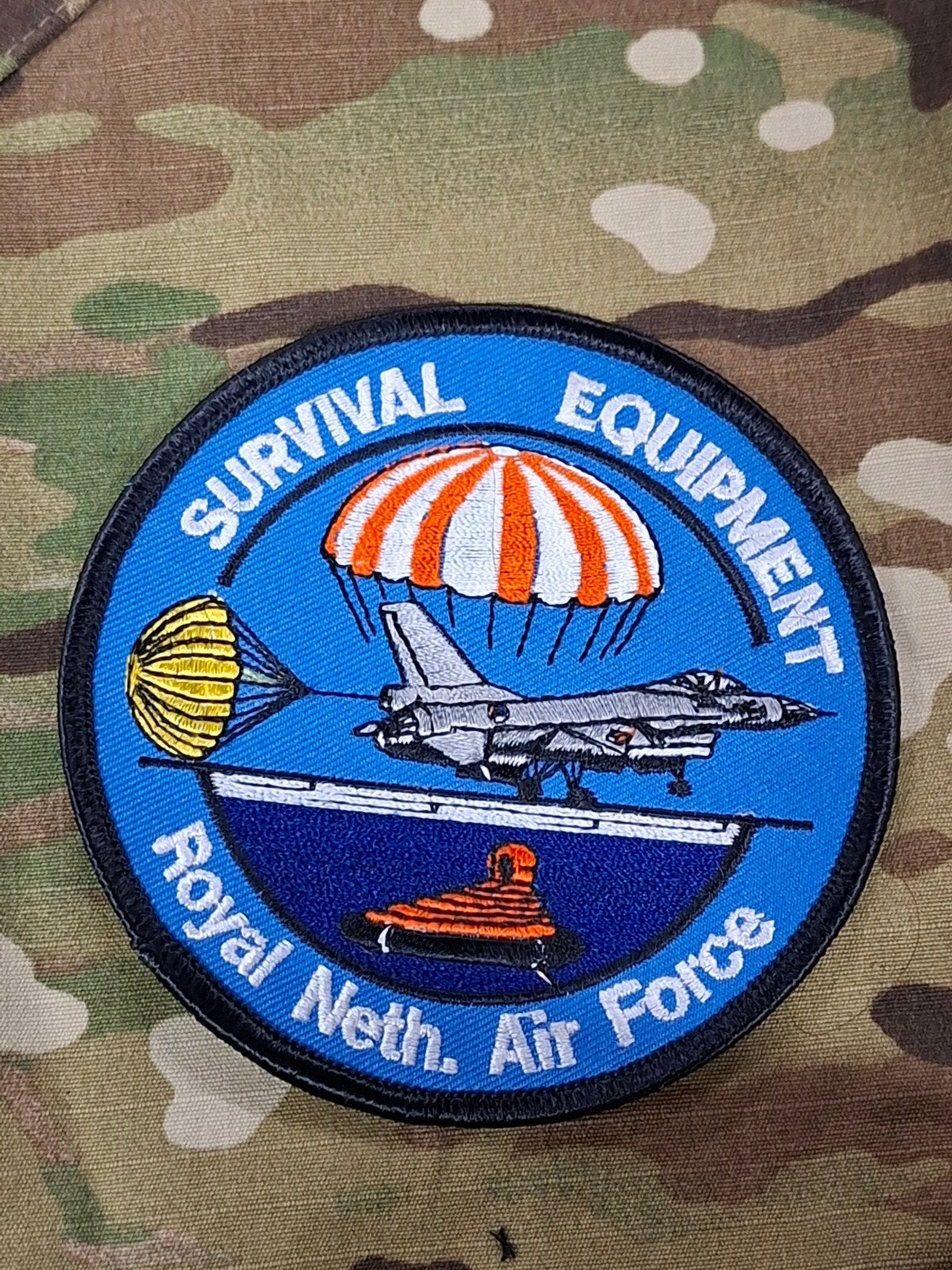 Patch Survival Equipment Royal Netherlands Air Force, Verzamelen, Militaria | Algemeen, Ophalen of Verzenden, Luchtmacht, Nederland