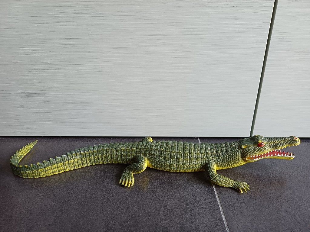 Krokodil speelgoed, 53cm, Ophalen of Verzenden, Zo goed als nieuw, Jongen of Meisje