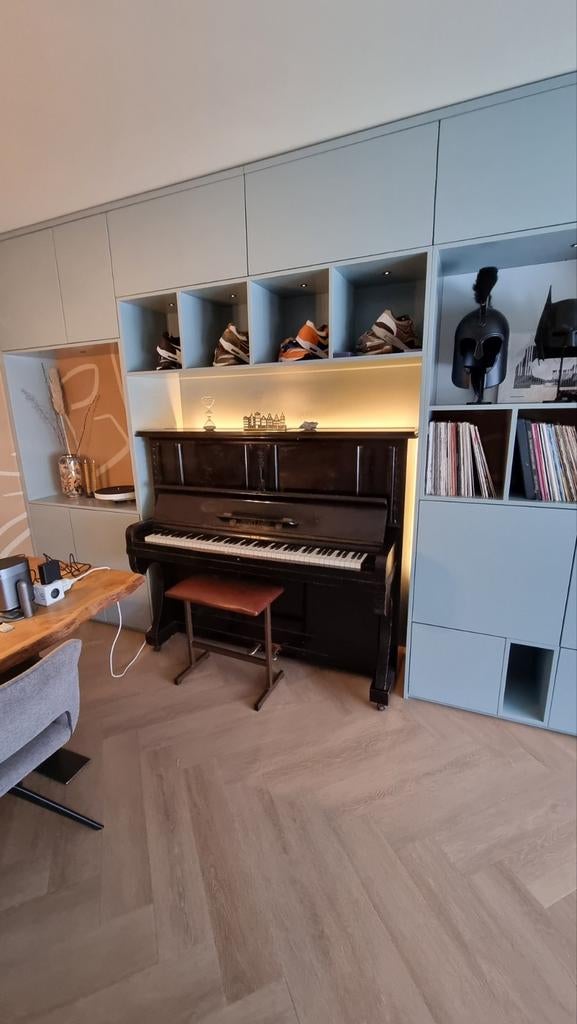 Gratis af te halen Klassieke piano, zwart, Muziek en Instrumenten, Ophalen, Gebruikt, Zwart, Piano