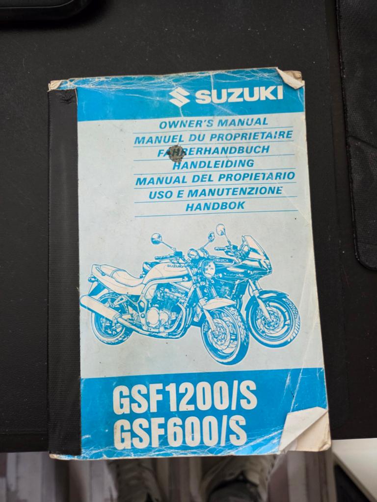 Handleiding Suzuki GSF1200/S en GSF600/S, Motoren, Handleidingen en Instructieboekjes, Ophalen, Suzuki