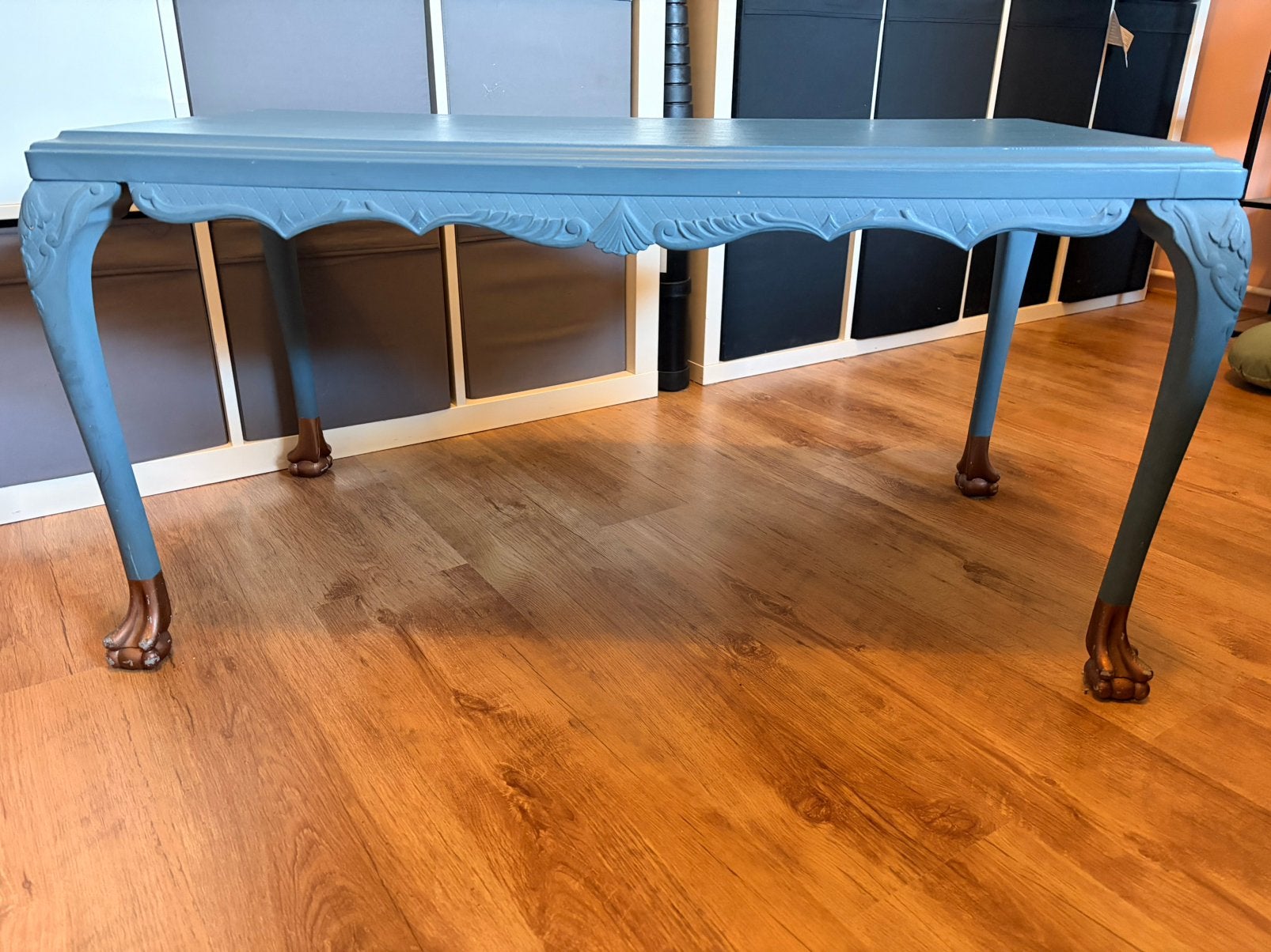 Mooie vintage tafel, Huis en Inrichting, Ophalen, 100 tot 150 cm, 50 tot 100 cm, Zo goed als nieuw