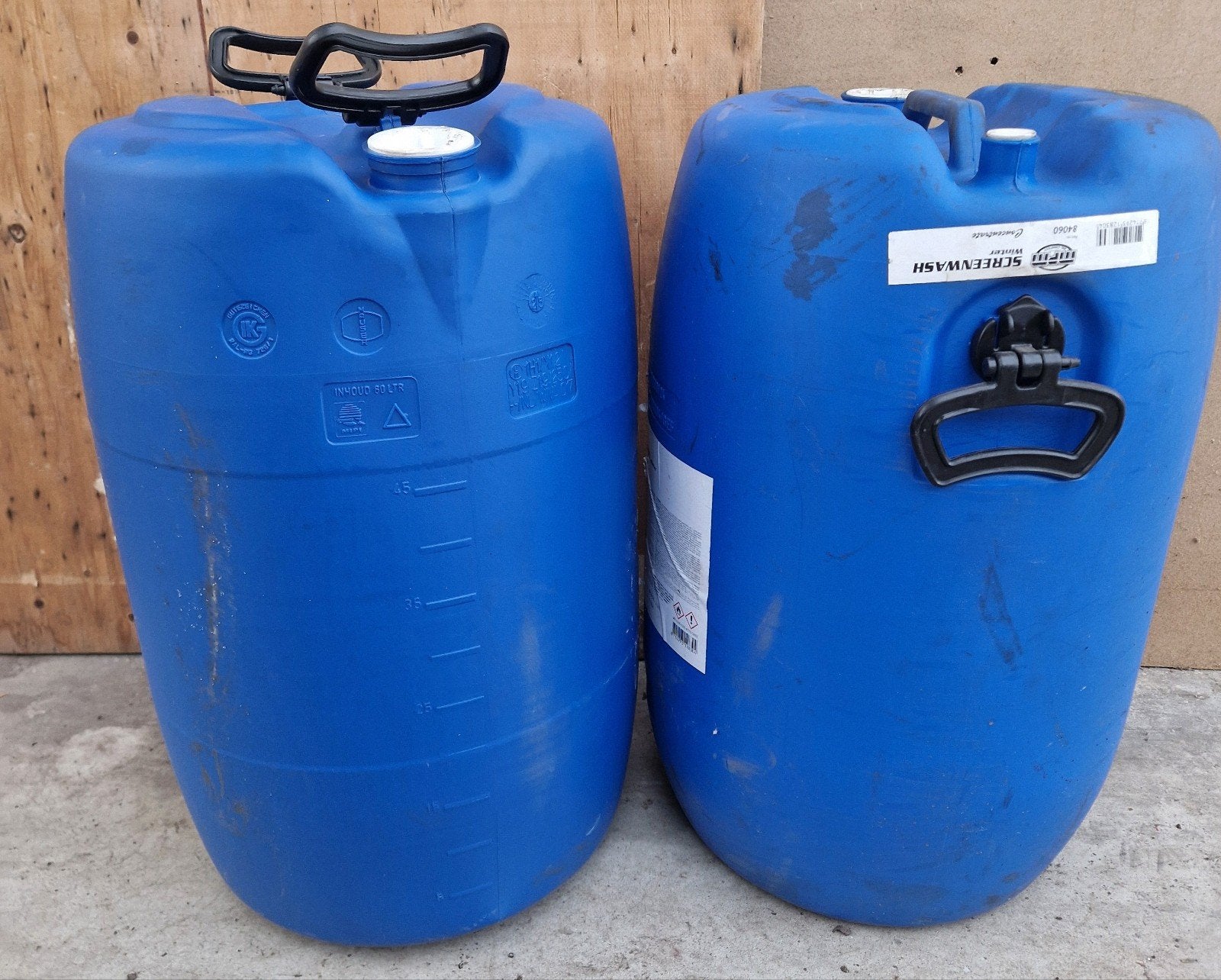 jerrycans, jerrycan 60 ltr,  opslag vaten,  plastic containe, Minder dan 75 liter, Ophalen, Kunststof