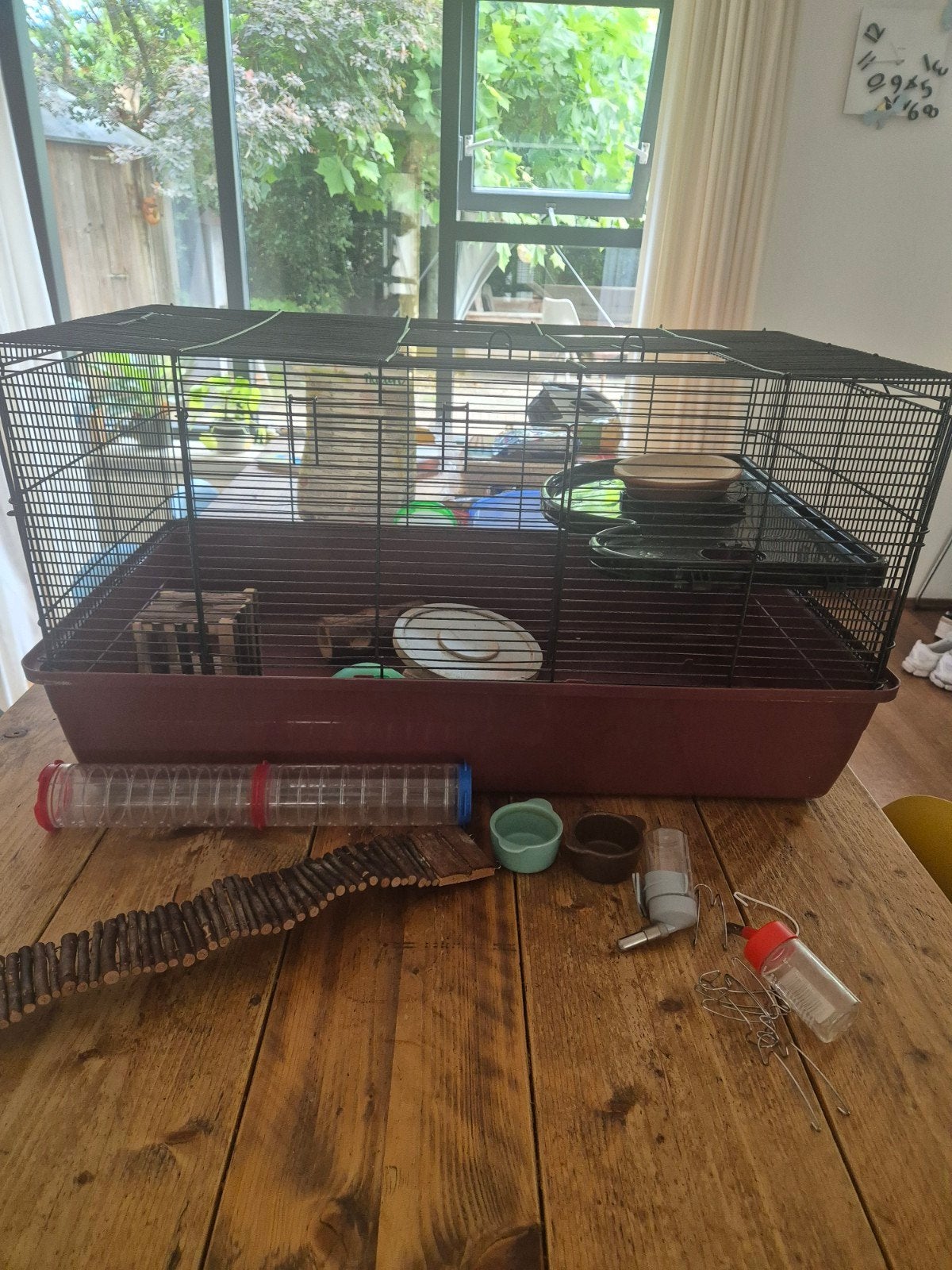 Hamsterkooi (80 x 47 x 44) met toebehoren, Dieren en Toebehoren, Minder dan 60 cm, Kooi, Minder dan 75 cm, Ophalen of Verzenden