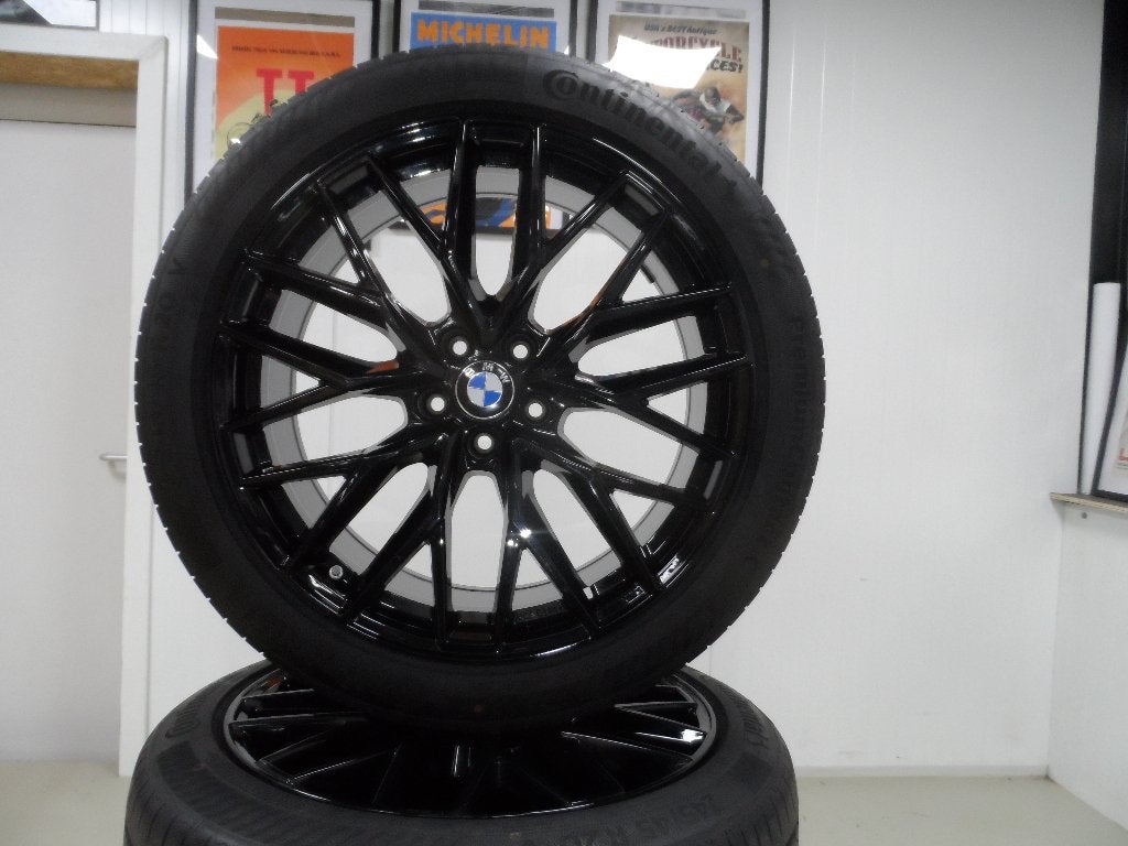 20 inch BMW X3 zwart zomervelgen set met nieuwe banden, 245 mm, Duitsland, Banden en Velgen, Ophalen of Verzenden