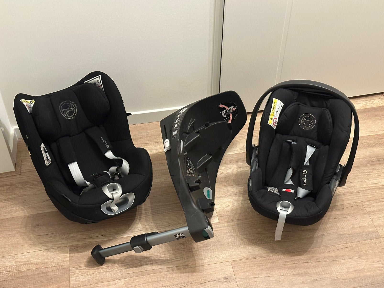Cybex autostoelen set, Ophalen, Zo goed als nieuw, Kinderwagen of Buggy