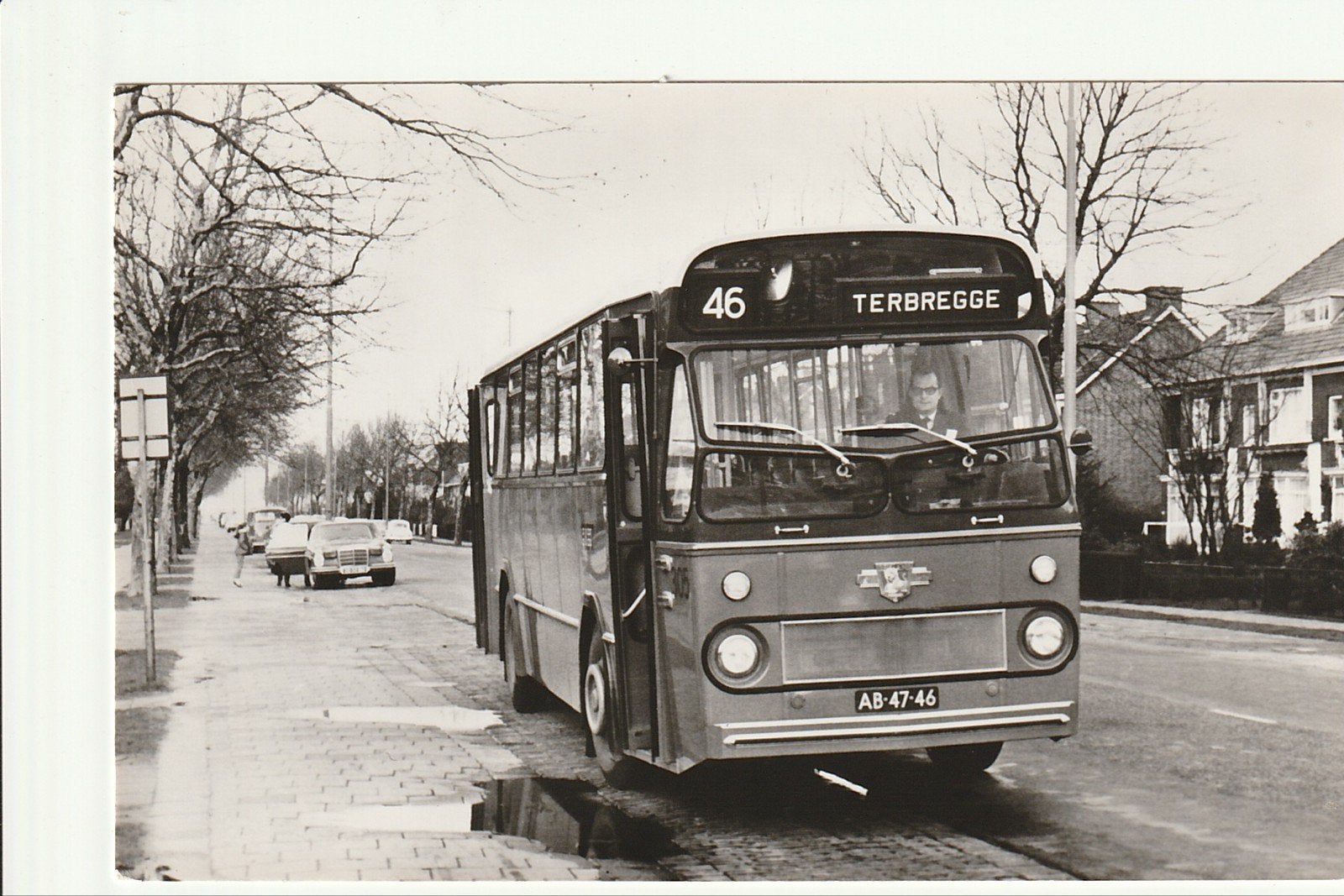 ROTTERDAM MOLENLAAN 1967 RET LEYLAND PANTHER VERHEUL AUTOBUS, Ophalen of Verzenden, 1960 tot 1980, Ongelopen, Zuid-Holland