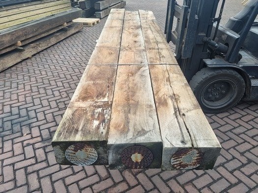 Hardhouten balken 20x30 cm - nr: HB419, Ophalen, 250 cm of meer, Balken, Hardhout