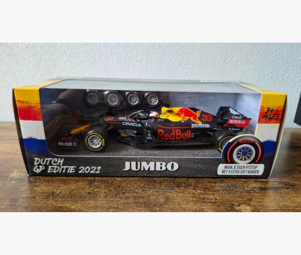 Max Verstappen RedBull Auto | RB16-B 2021 | Dutch GP editie, Hobby en Vrije tijd, Modelauto's | 1:24, Ophalen of Verzenden, Nieuw