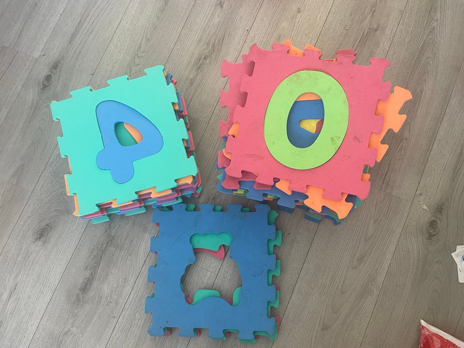 Cijfermatten Speelmatten Puzzelmatten, Ophalen of Verzenden, Gebruikt, Puzzelen