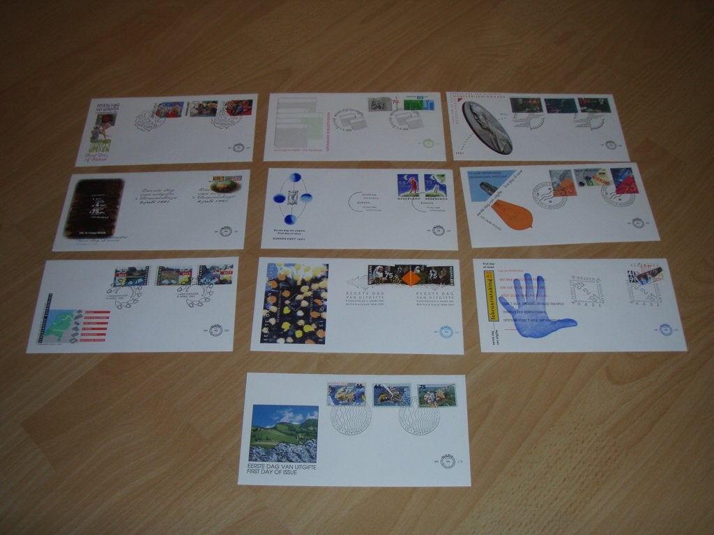 Te koop aangeboden jaargang eerstedagenveloppen 1991., Ophalen of Verzenden, Onbeschreven, Nederland