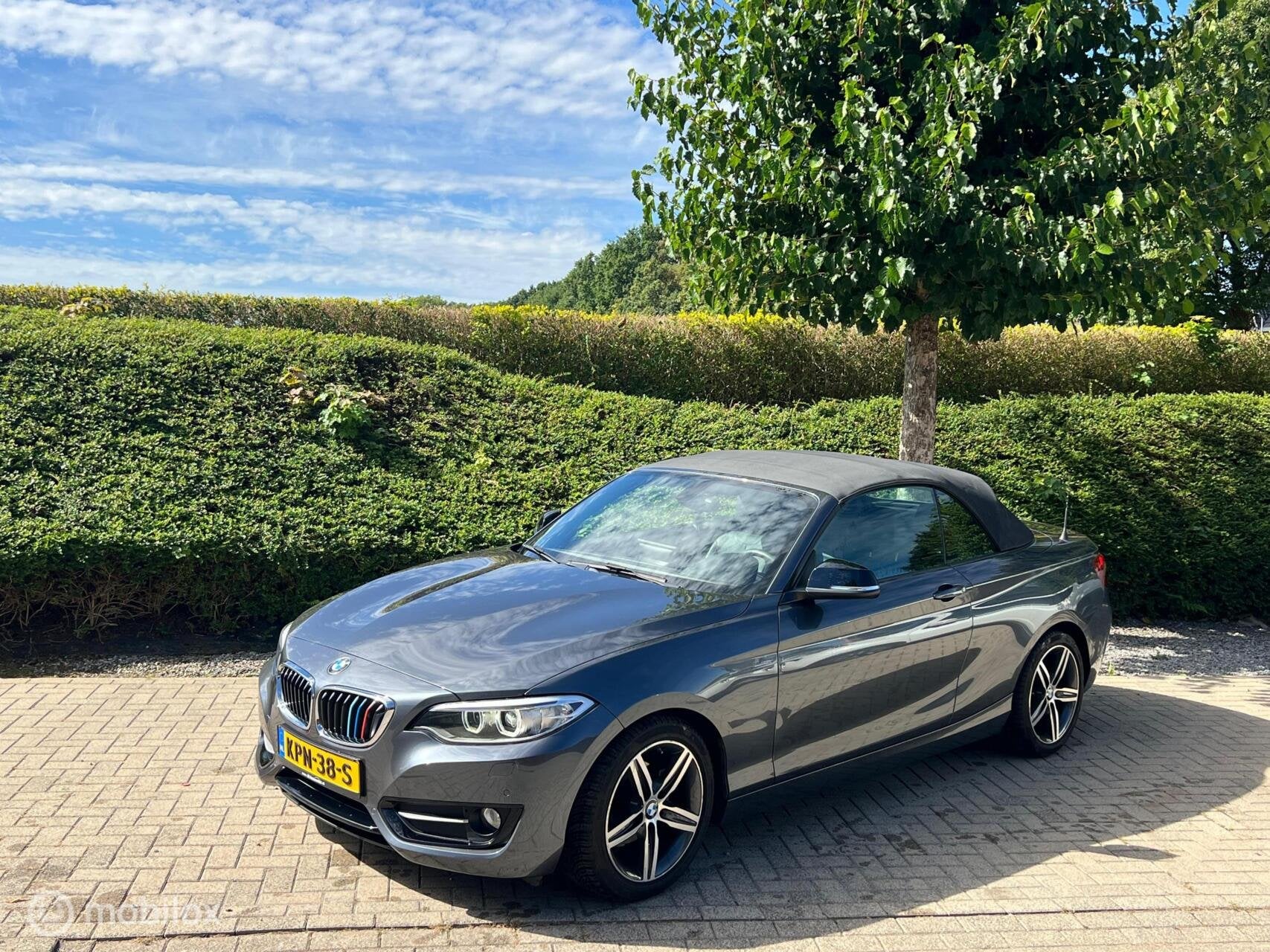 BMW 2-serie Cabrio 218i M Sport | CarPlay | Leer | Stoelver|, Auto's, Automaat, Gebruikt, Cabriolet, 4 stoelen