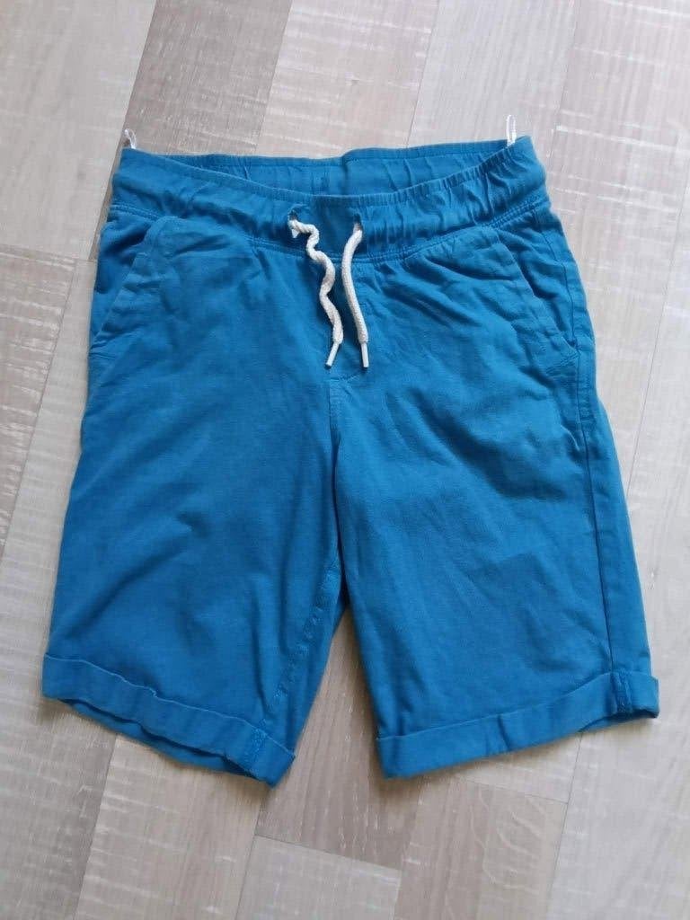 blauwe short / bermuda maat 122, Kinderen en Baby's, Kinderkleding | Maat 122, Broek, Gebruikt, C & A, Ophalen of Verzenden