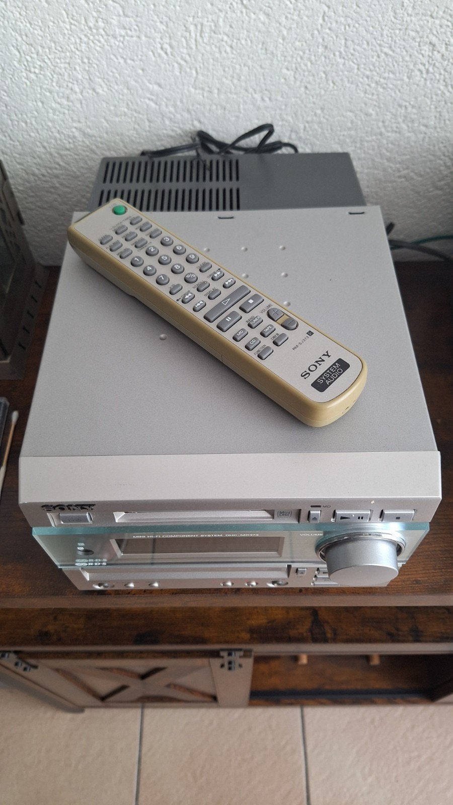 Sony compact stereo set met minidisc, Audio, Tv en Foto, Ophalen of Verzenden, Zo goed als nieuw, Sony
