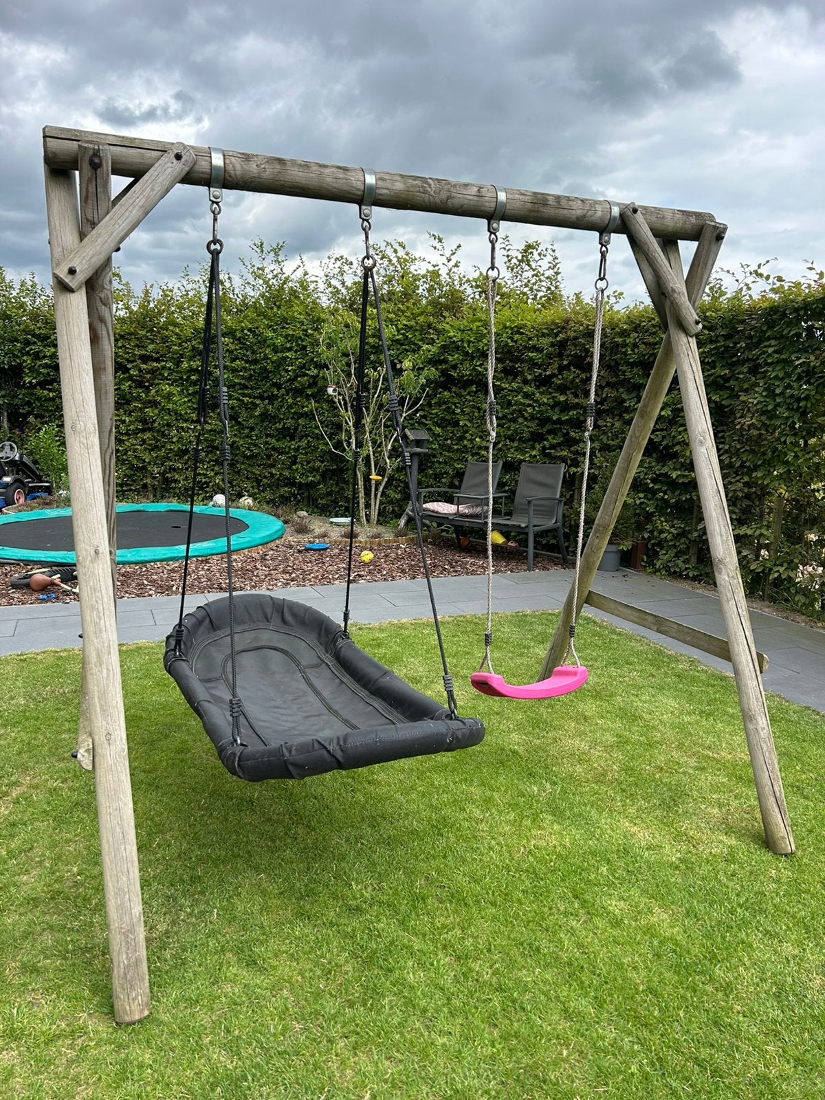 Schommel, Kinderen en Baby's, Speelgoed | Buiten | Speeltoestellen, Ophalen, Gebruikt, Schommel