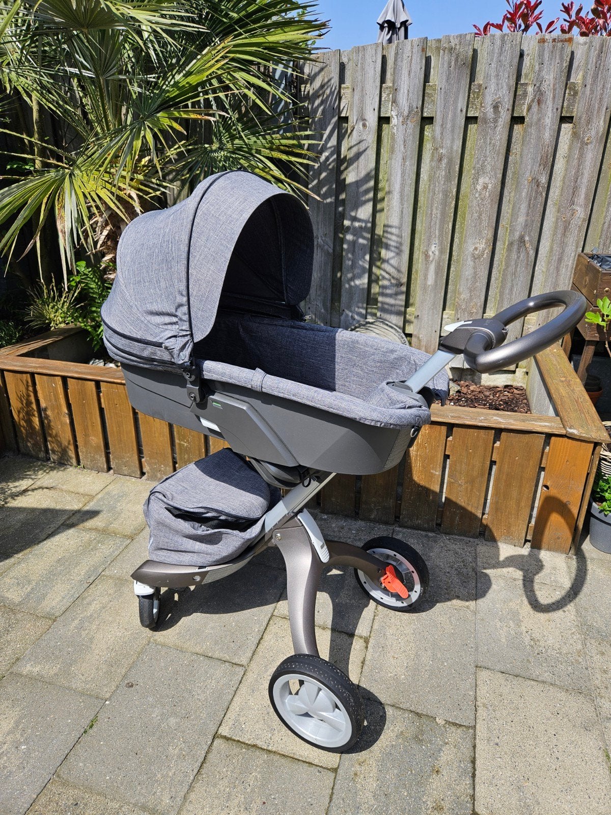 Stokke Xplory Combiwagen - Zo goed als nieuw, Verstelbare duwstang, Zo goed als nieuw, Combiwagen, Ophalen