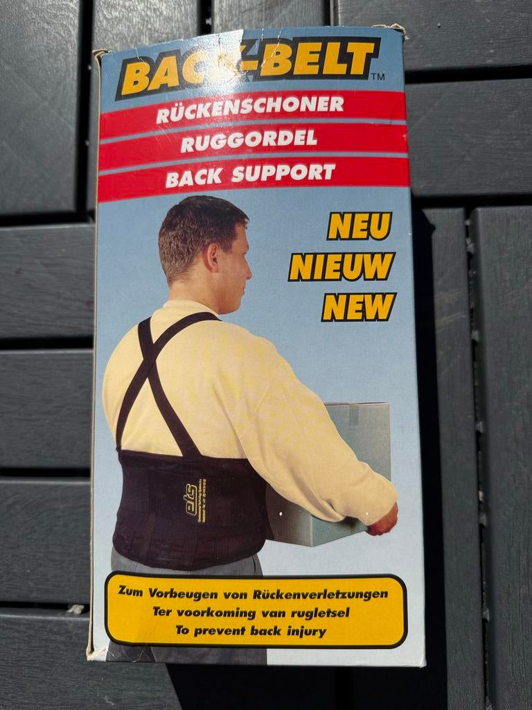 Back-Belt / Ruggordel / Rugsteun gloednieuw, maat M, Ophalen of Verzenden, Nieuw