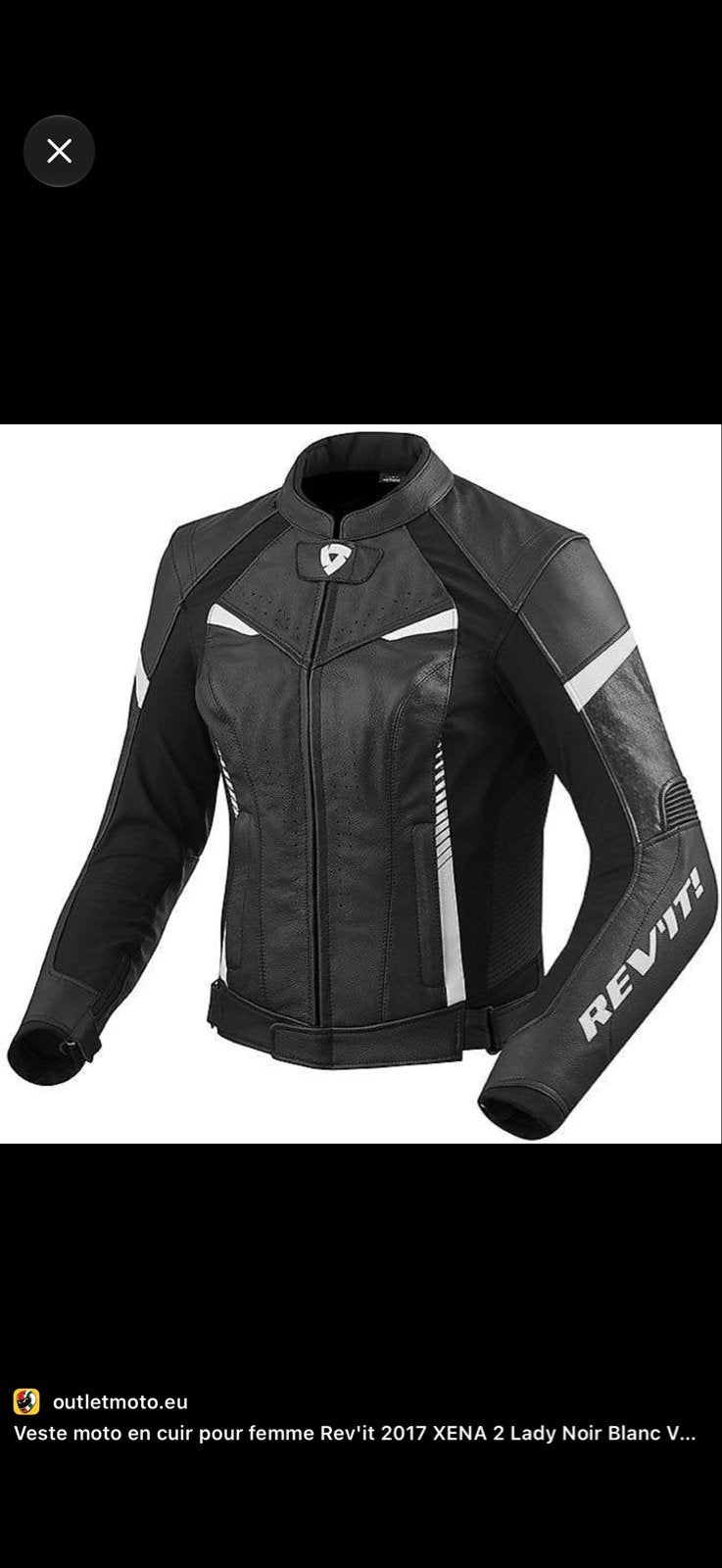 Rev'it! Xena 2 Dames Motorpak - Leer, Ophalen of Verzenden, Tweedehands, Dames, Combipak