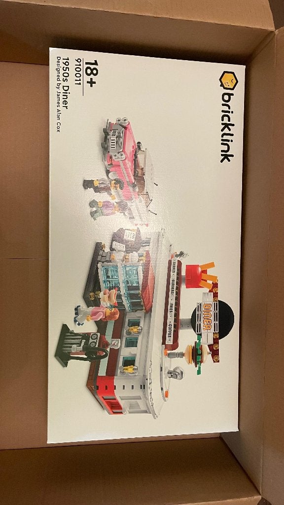 LEGO Bricklink 1950s Diner #910011- Nieuw in doos, Ophalen, City, Lego, Nieuw