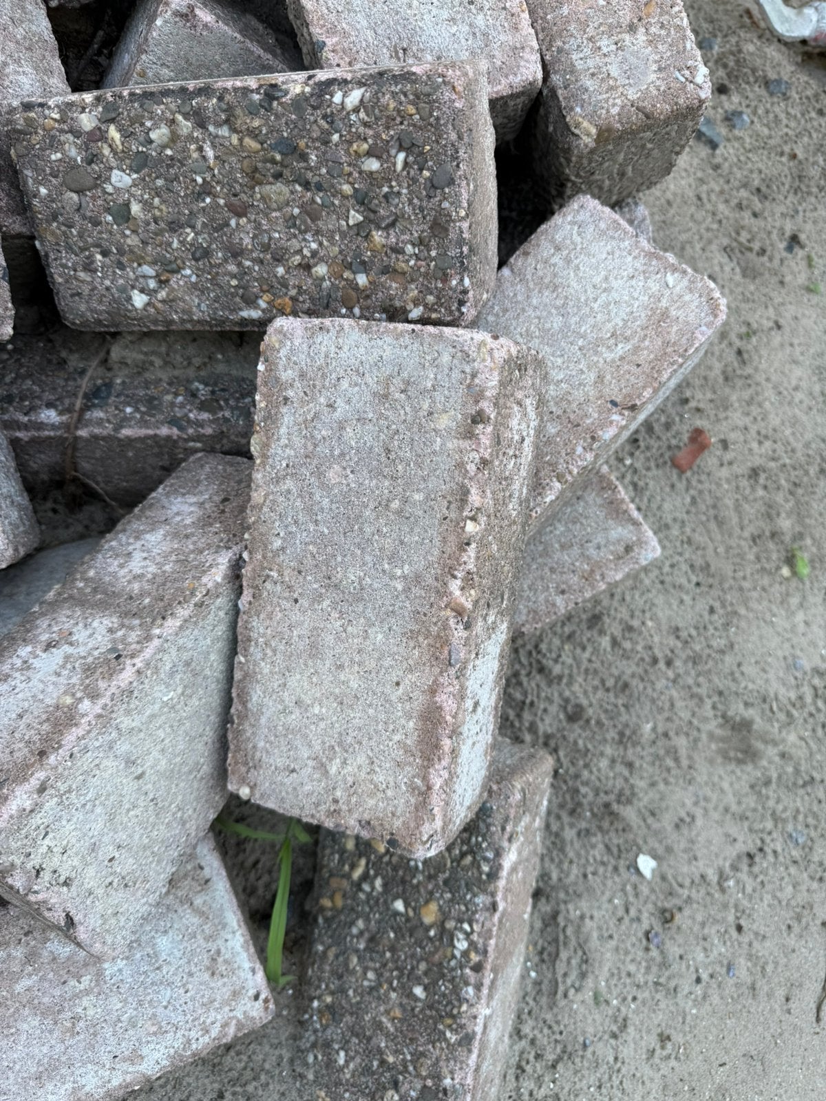 Oprit klinkers tegels tuin 10cm dik 15-20m2, Ophalen, Gebruikt