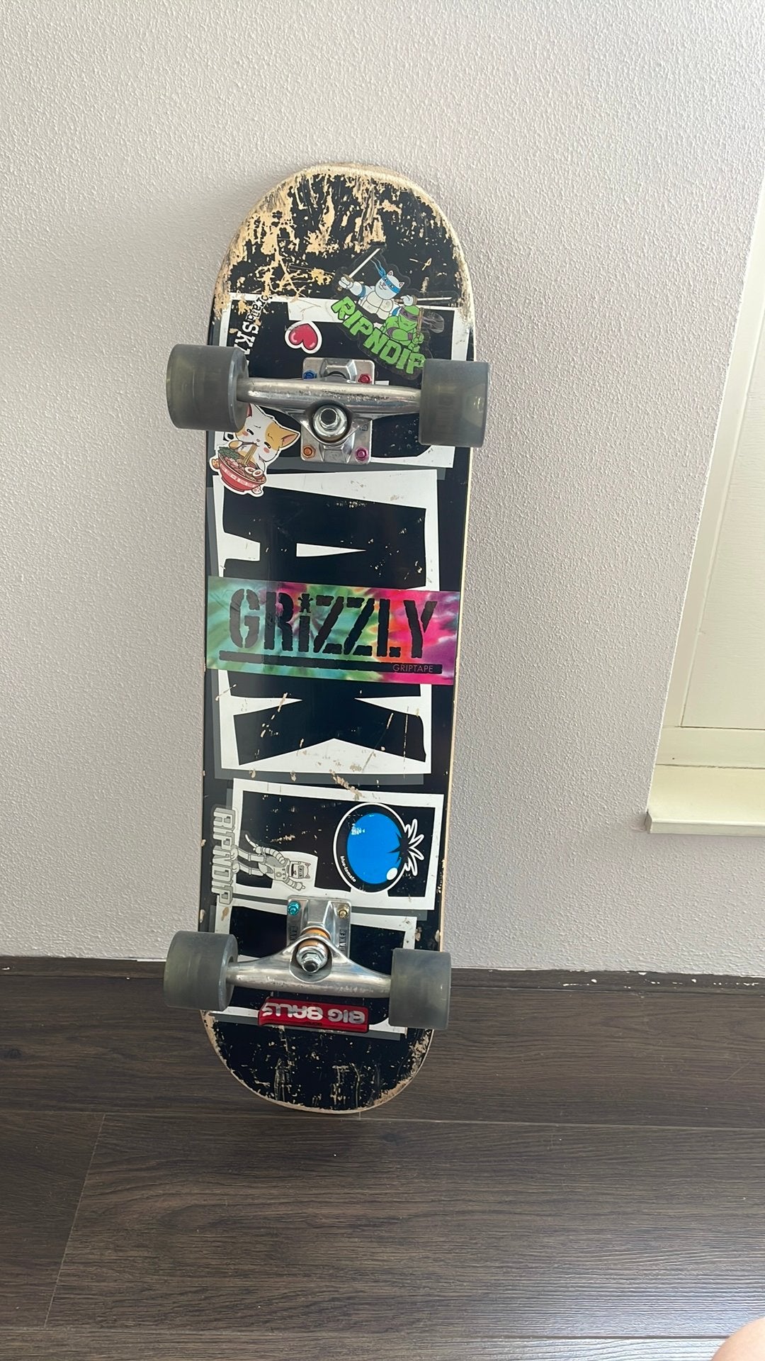 BAKER skateboard met longboard wielen, Ophalen, Gebruikt, Skateboard, Longboard