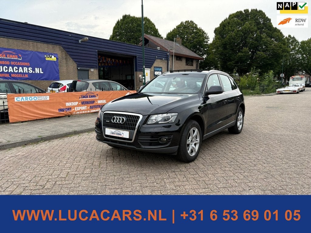 Audi Q5 2.0 TFSI quattro Pro Line Aut Cruise Pano NIEUWE APK, Automaat, Gebruikt, 4 cilinders, Leder en Stof