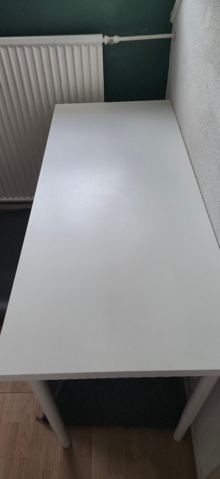 IKEA bureau wit met 4 verstelbare poten, Ophalen, Gebruikt