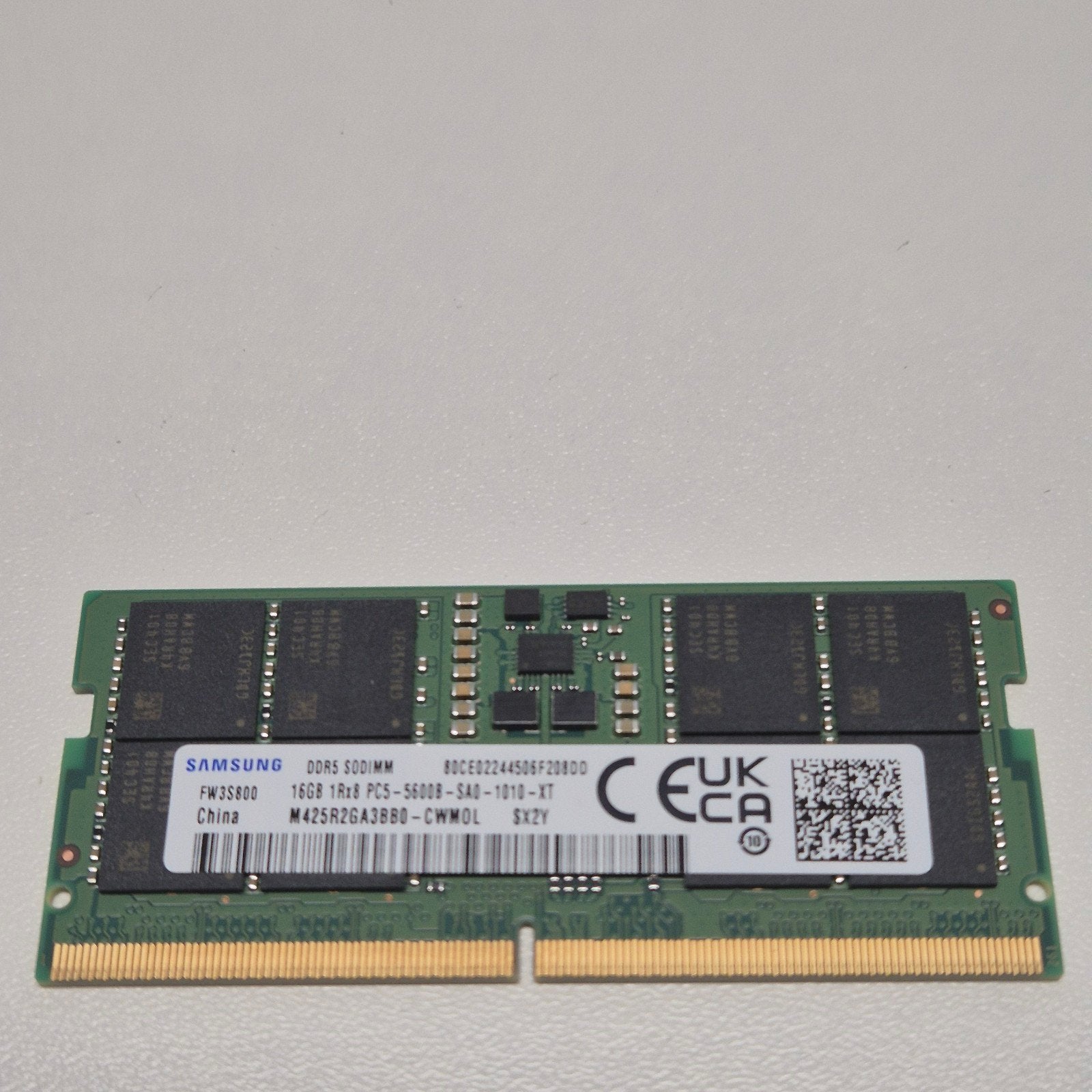 Samsung 16GB PC5-5600B sodimm, Computers en Software, RAM geheugen, Gebruikt, Verzenden, DDR5, Laptop