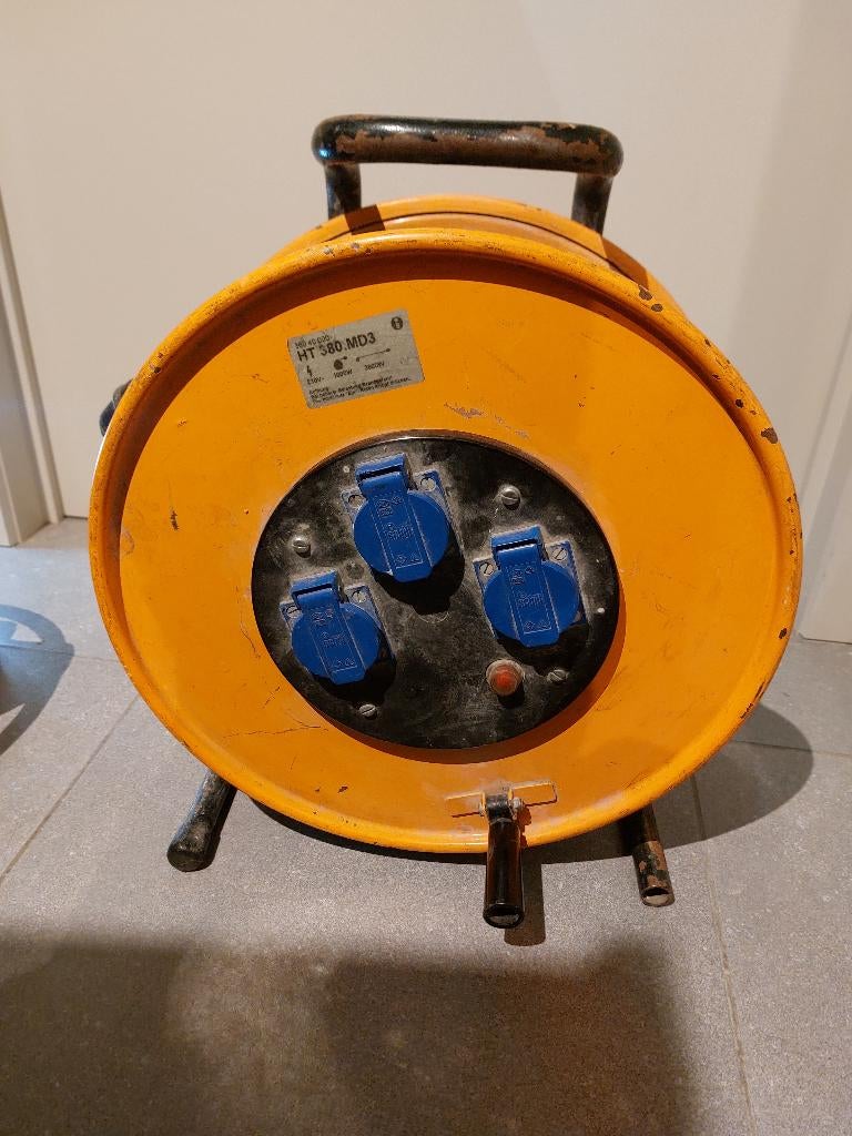Haspel Stroom Verlengkabel 50M 3G2,5   µ1r, Ophalen of Verzenden, Minder dan 2 meter, Overige kabels