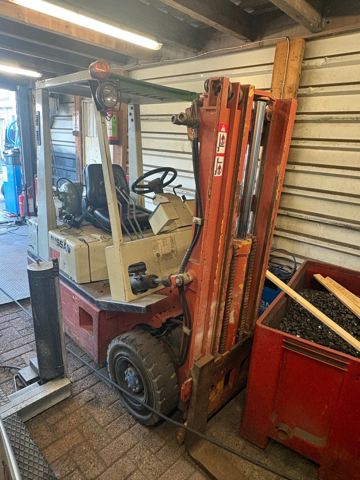 Nissan Heftruck - LPG - 1500 kg hefcapaciteit, 1000 tot 2000 kg, Ophalen, LPG, Heftruck