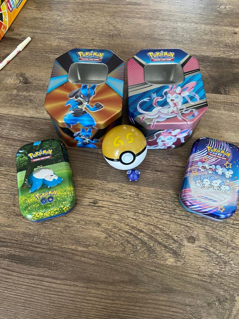 Pokémon bewaarblikken, Ophalen of Verzenden