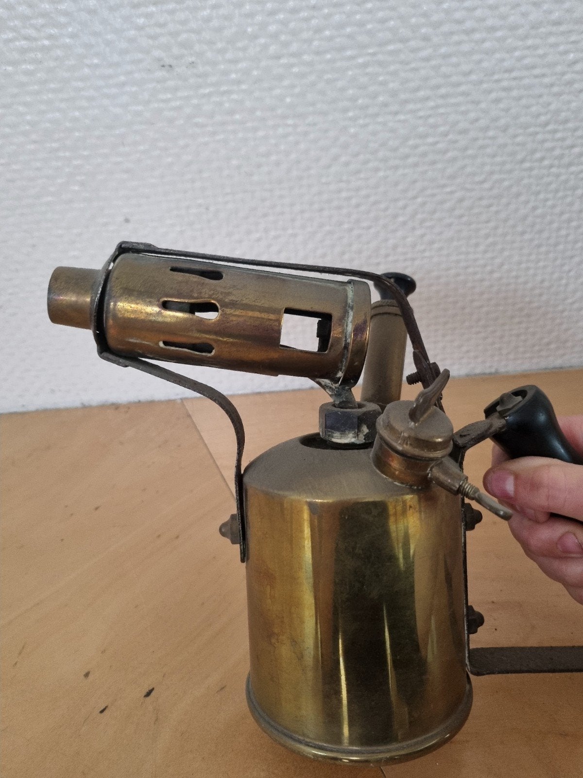 Antieke messing soldeerlamp/branders, Ophalen of Verzenden