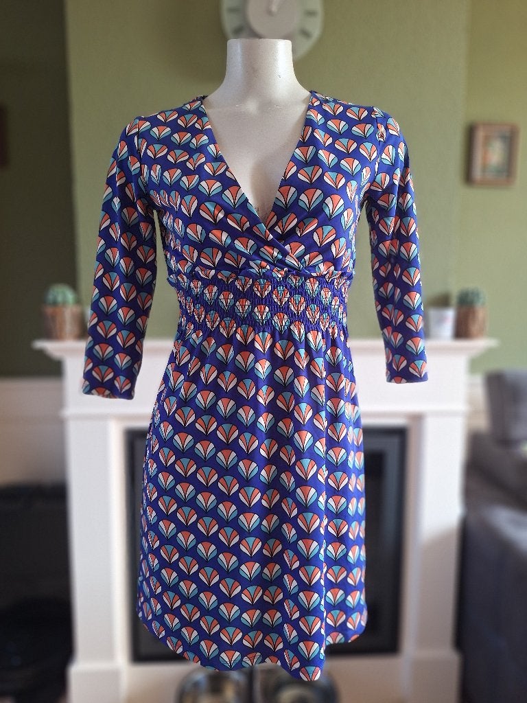 Liu Jo retro look jurk mt S onverwoestbaar stofje, Liu Jo, Zo goed als nieuw, Maat 36 (S), Boven de knie
