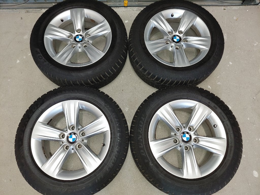 16 inch velgen met winterbanden BMW 3-serie F30 / F31, Ophalen, Gebruikt, 16 inch, Banden en Velgen