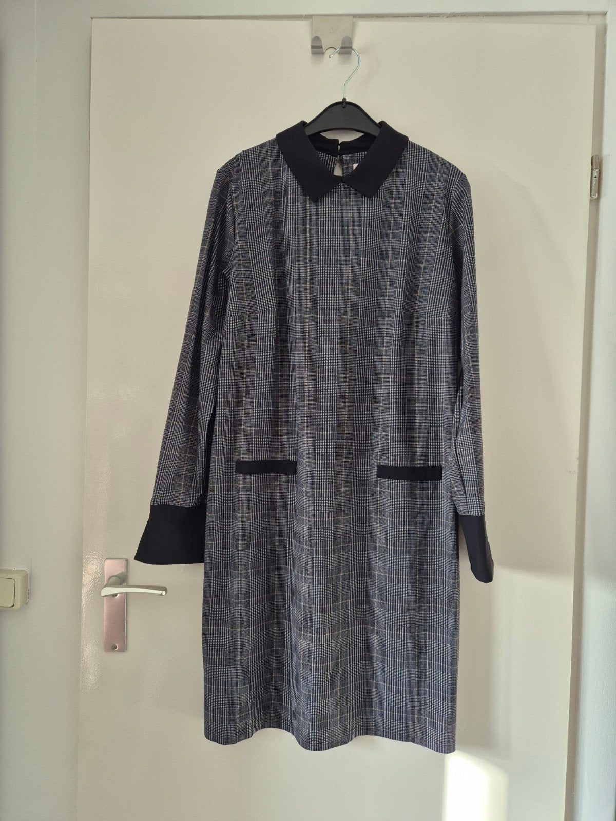 Studio Anneloes jurk maat XL - Geruit met zwarte details, Studio Anneloes, Maat 46/48 (XL) of groter, Ophalen of Verzenden, Zo goed als nieuw