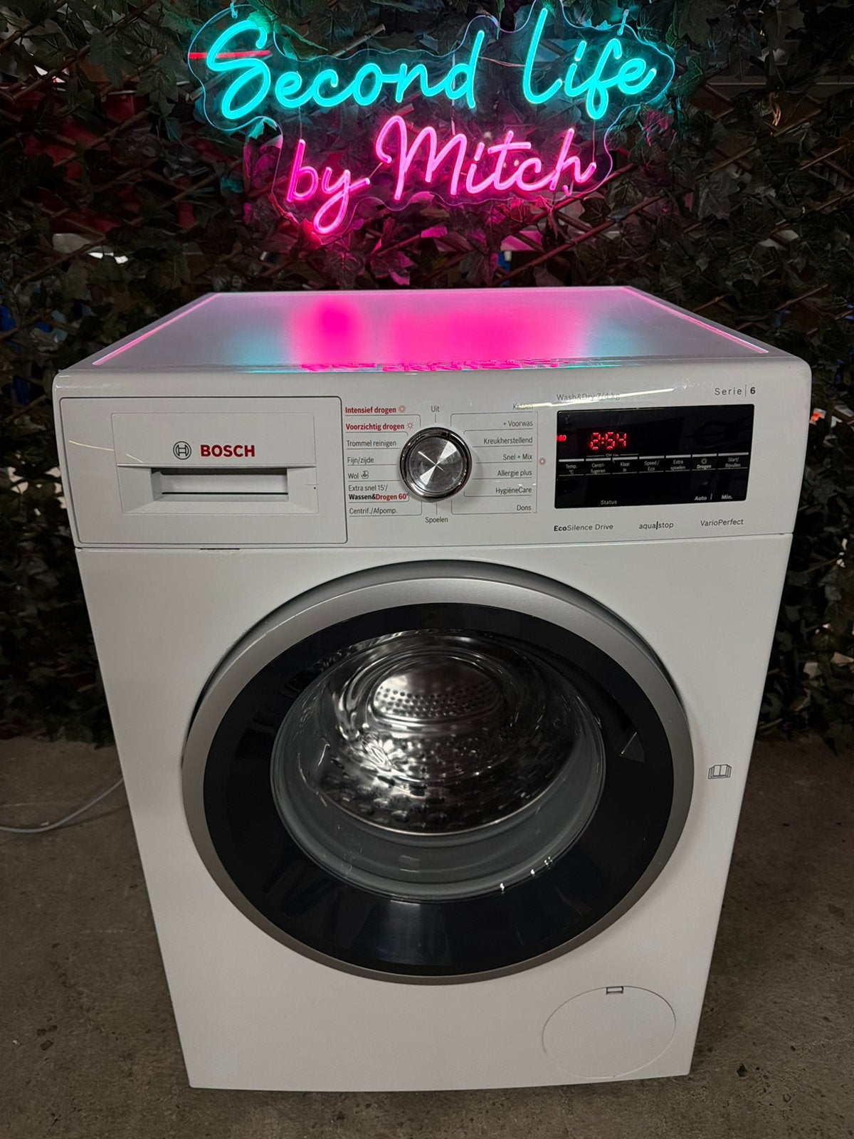 Bosch Serie 6 Wash&Dry Was-droogcombinatie (Gratis Bezorgen), 8 tot 10 kg, Ophalen, Refurbished, 85 tot 90 cm