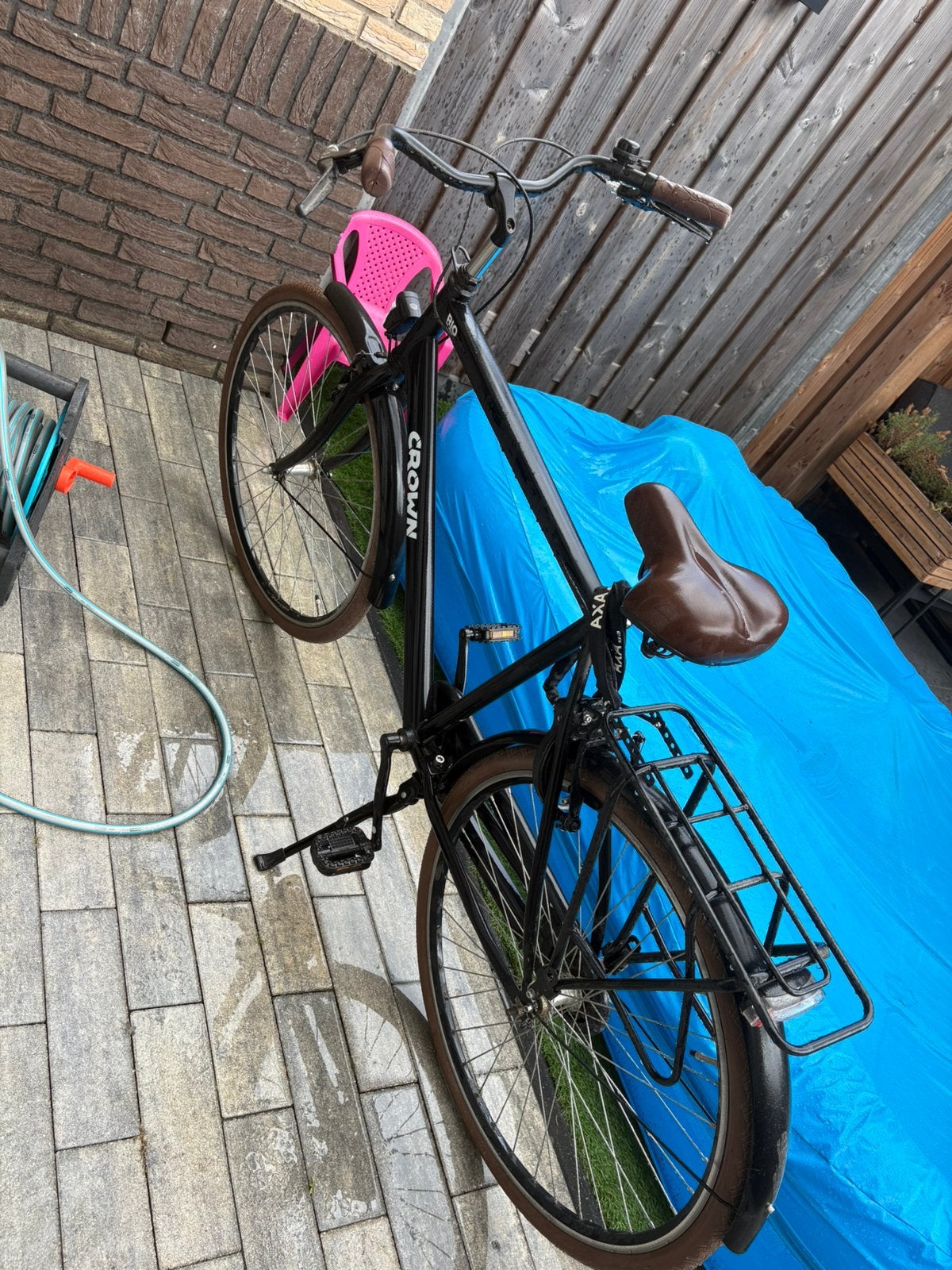 Dames en herenfiets crown zgan met bon, Ophalen, Gebruikt, Overige merken