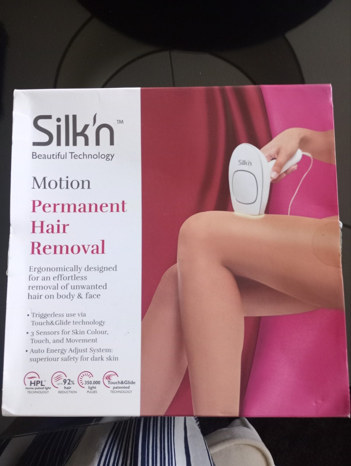 Nieuw in doos Silk'n permanent Hair  Removal, Ophalen, Nieuw, Wit, Gehele gezicht