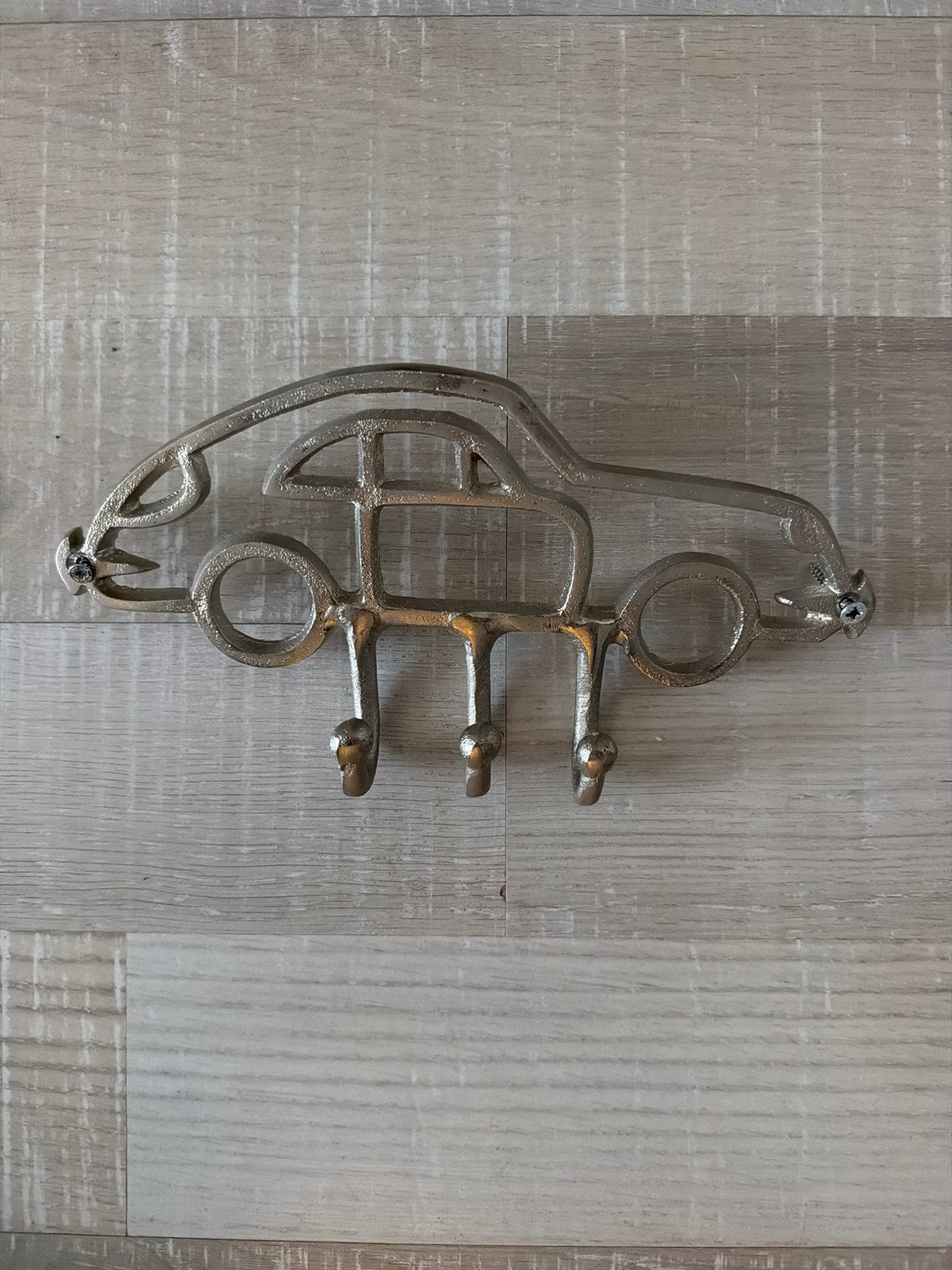 Metalen kapstok auto - wandhaken, Gebruikt, Wandhaken, Ophalen of Verzenden, Minder dan 100 cm