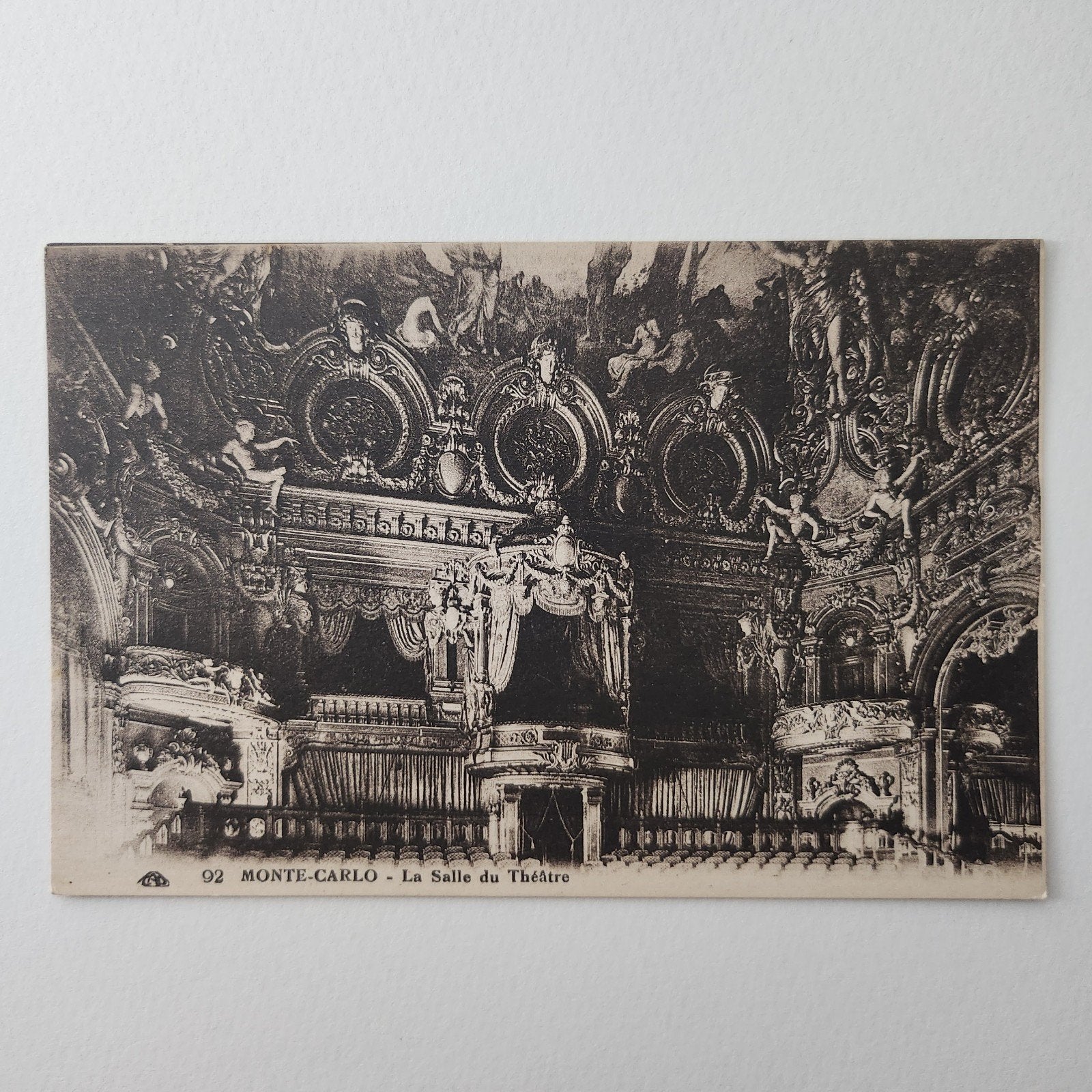 <1920 Ansichtkaart Monte-Carlo - La Salle du Théâtre, Verzenden, Voor 1920, Ongelopen, Overig Europa