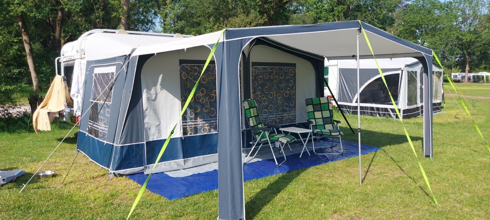 Hobby caravan 450 de luxe easy, Caravans en Kamperen, Ophalen, Gebruikt, Tot en met 4