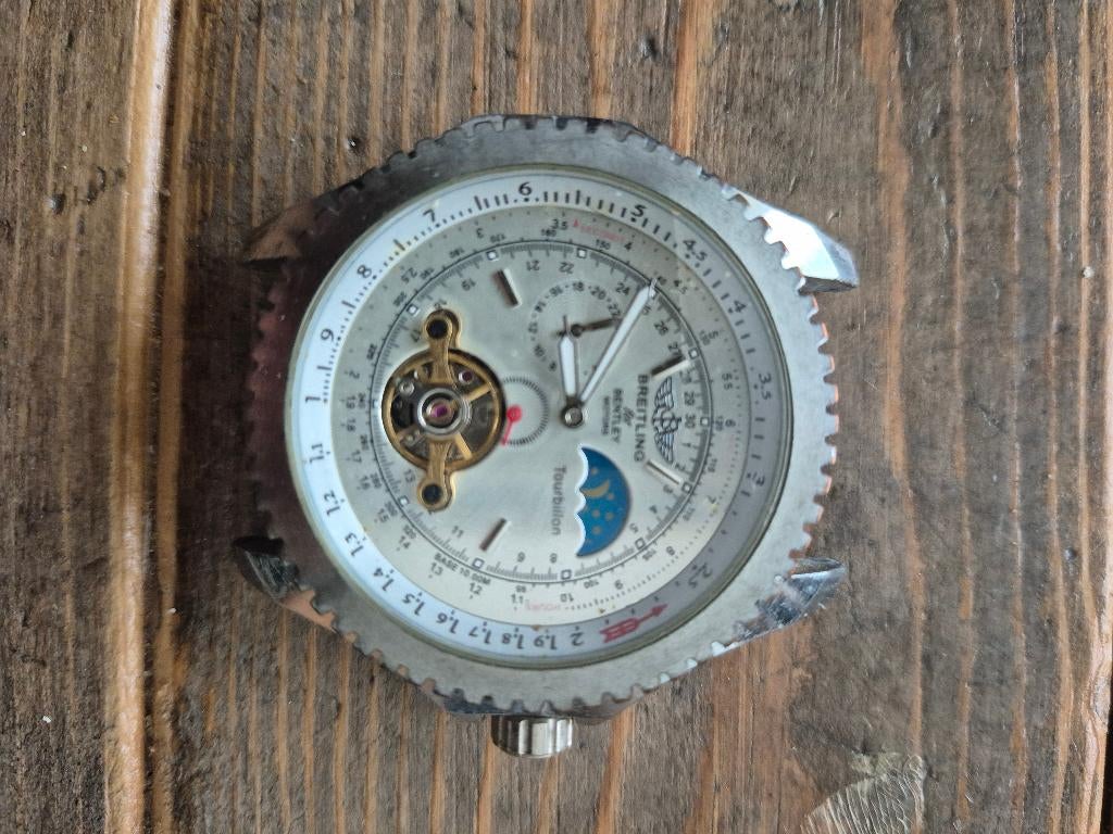 Herenhorloge jaren 70 breitling?, Sieraden, Tassen en Uiterlijk, Horloges | Antiek, Ophalen of Verzenden, Staal, Overige merken