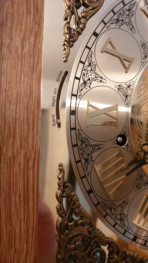 Antieke Duitse wandklok met Westminster slagwerk, Antiek en Kunst, Antiek | Klokken, Ophalen of Verzenden
