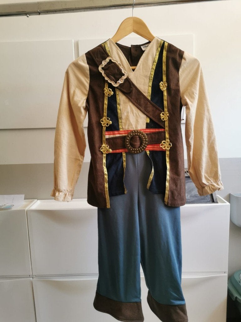 Carnavalskleding. Walt Disney-piratenkostuum voor een jongen, Ophalen of Verzenden, Zo goed als nieuw, 134 t/m 140, Jongen of Meisje