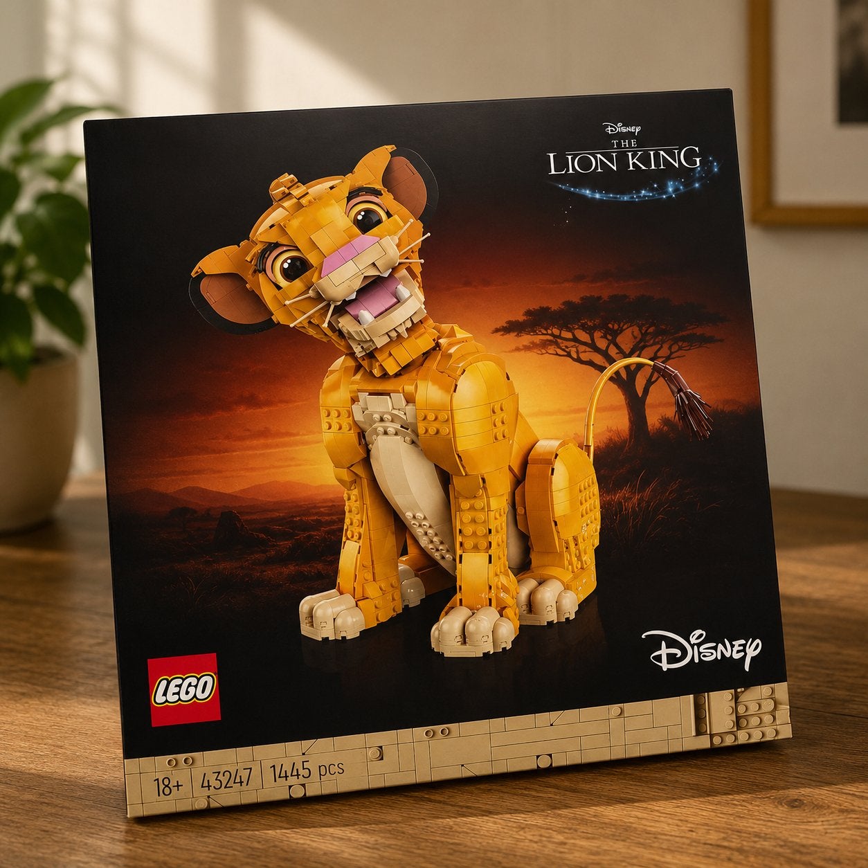 LEGO Disney De Leeuwenkoning Simba 43247, Ophalen of Verzenden, Nieuw, Overige merken