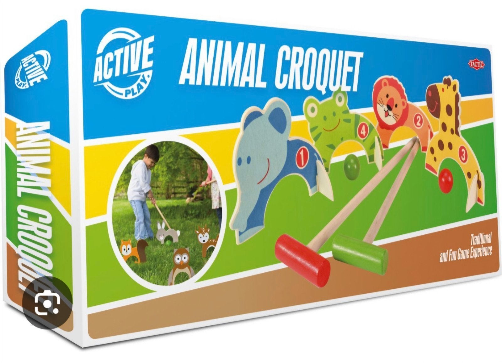 partij 30 stuks Active Play Dieren Croquet Set - Nieuw in do, Ophalen, Active play, Active play, Nieuw